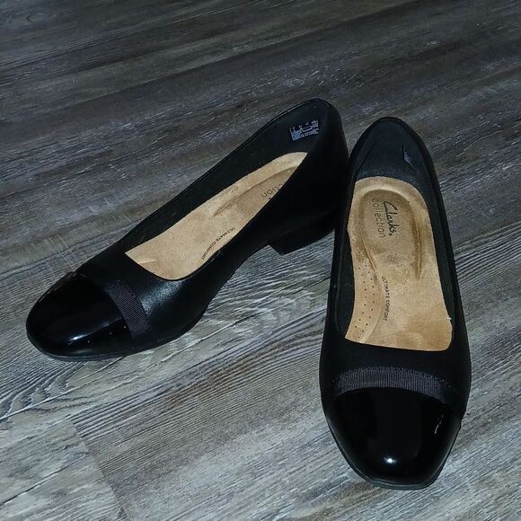 Clarks Collection Black Juliet Monte Sz 9.5 NWOT - Picture 1 of 8